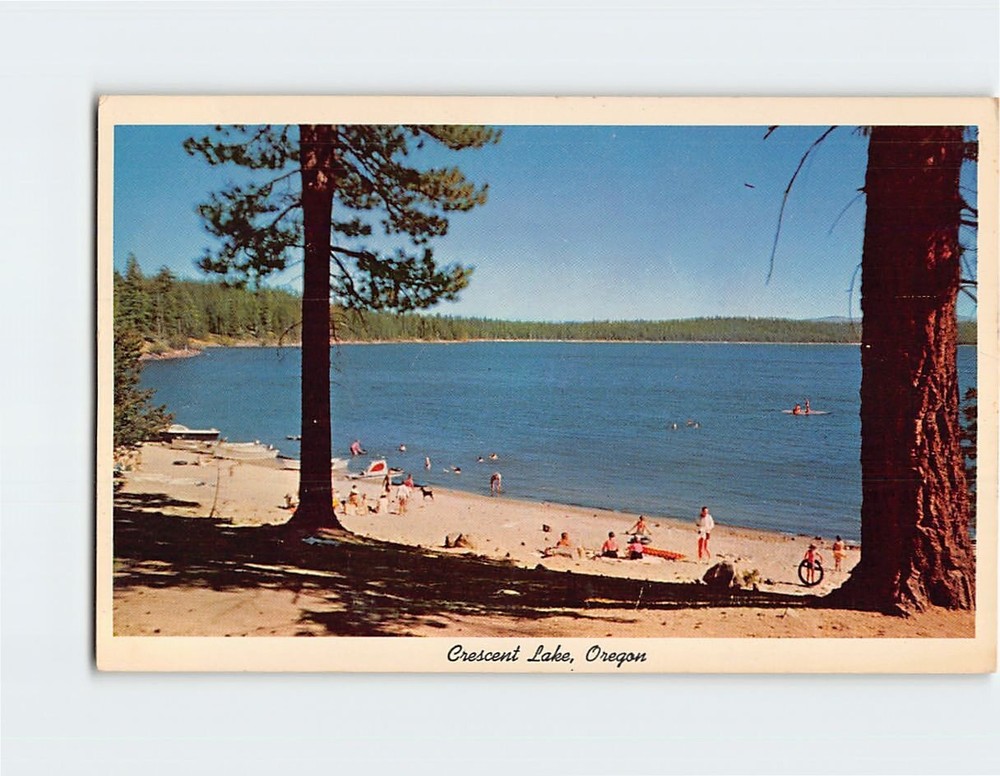 Postcard Crescent Lake Oregon USA