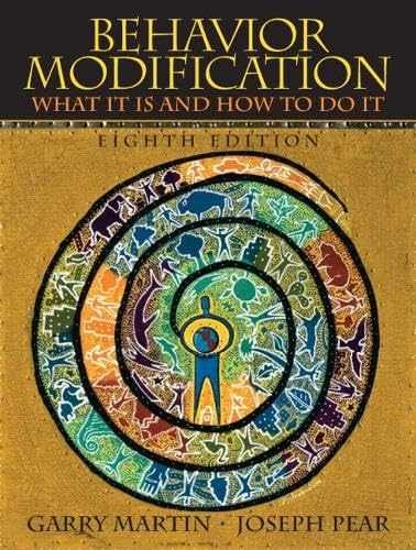 Behavior Modification: What It - Paperback, by Martin Garry; Pear - Acceptable n