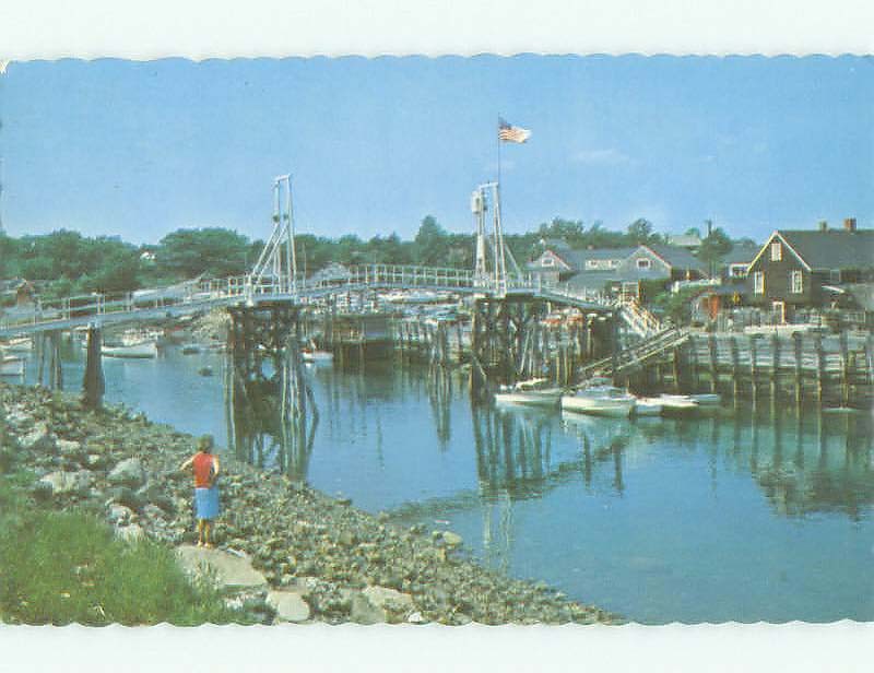 Pre-1980 BRIDGE SCENE Ogunquit Maine ME HJ0673