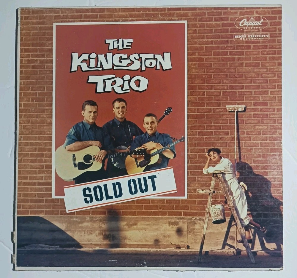 The Kingston Trio Sold Out Vinyl LP  Record 1960 (Capitol T 1352) Tested