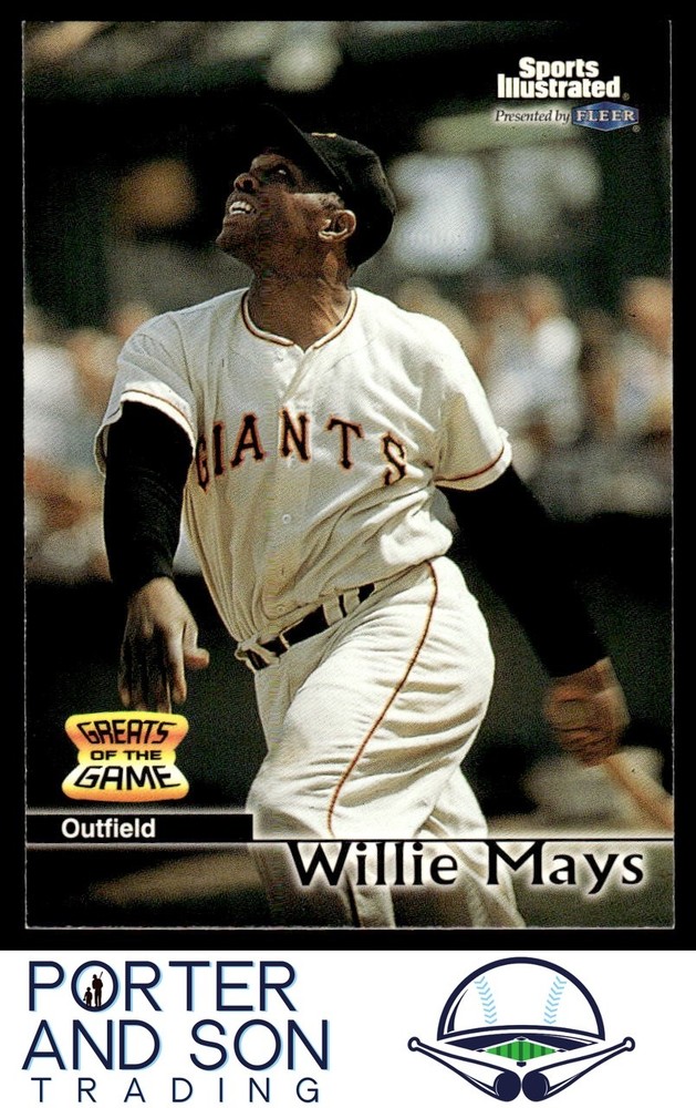 Willie Mays 1999 Sports Illustrated Greats of the Game #24 Giants Baseball Card