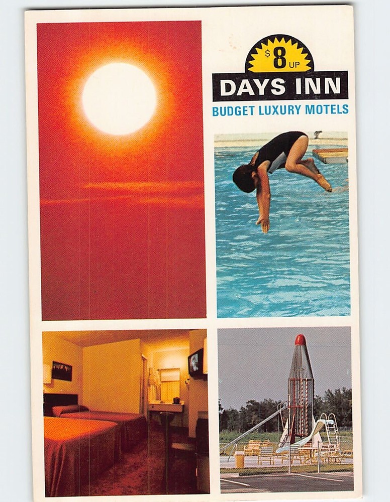 Postcard Scenes & Views Days Inn Atlanta Georgia USA