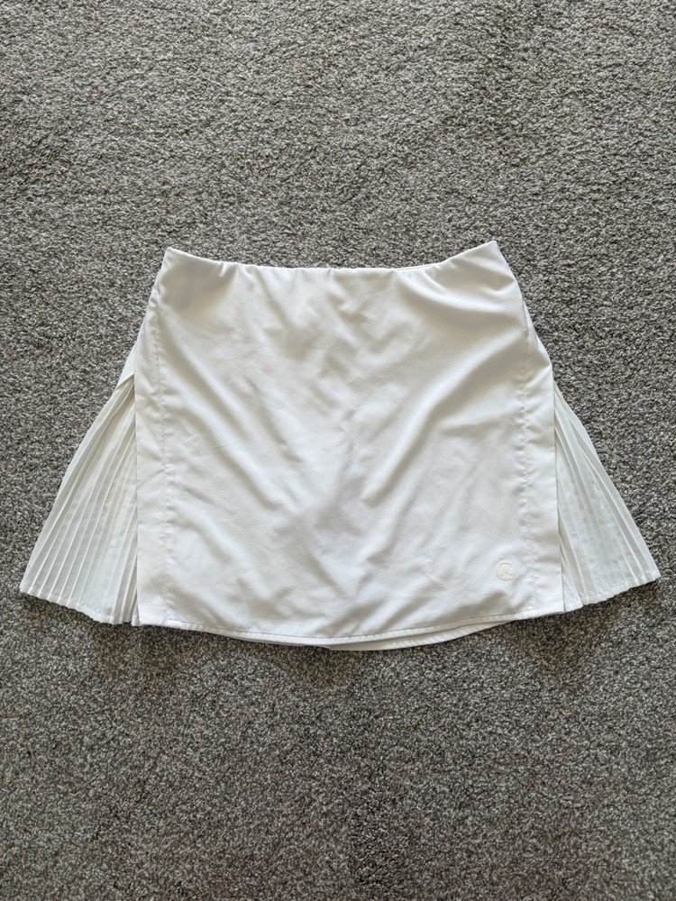 Lululemon Peak Pleat HR Tennis Skirt - White Off white Size 4