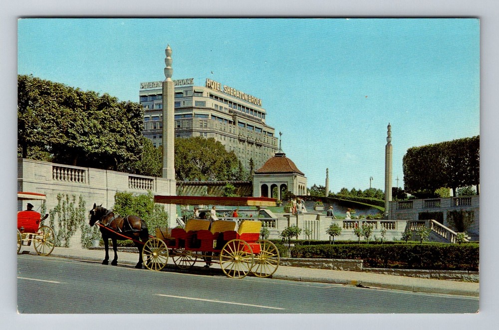 Canada- Niagara Falls Ontario Sheraton Brock Hotel Old Post PC Vintage Postcard