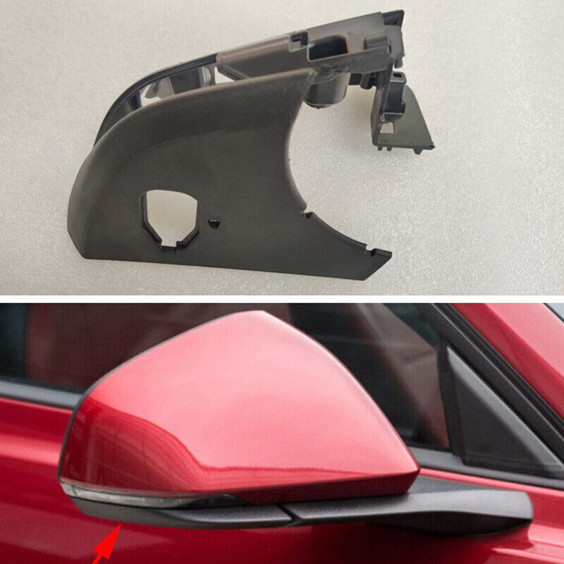 Matte Black Right Side Mirror Housing Bottom Frame For Ford Mustang 2015-2021