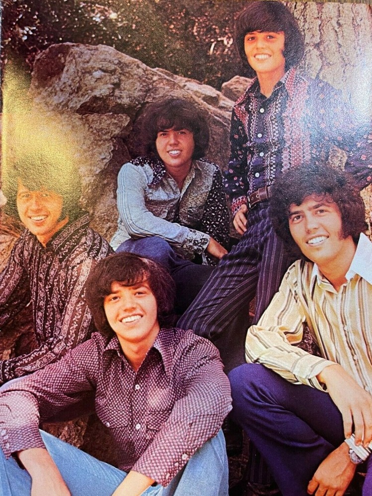 1971 Vintage Magazine Illustration The Osmond Family