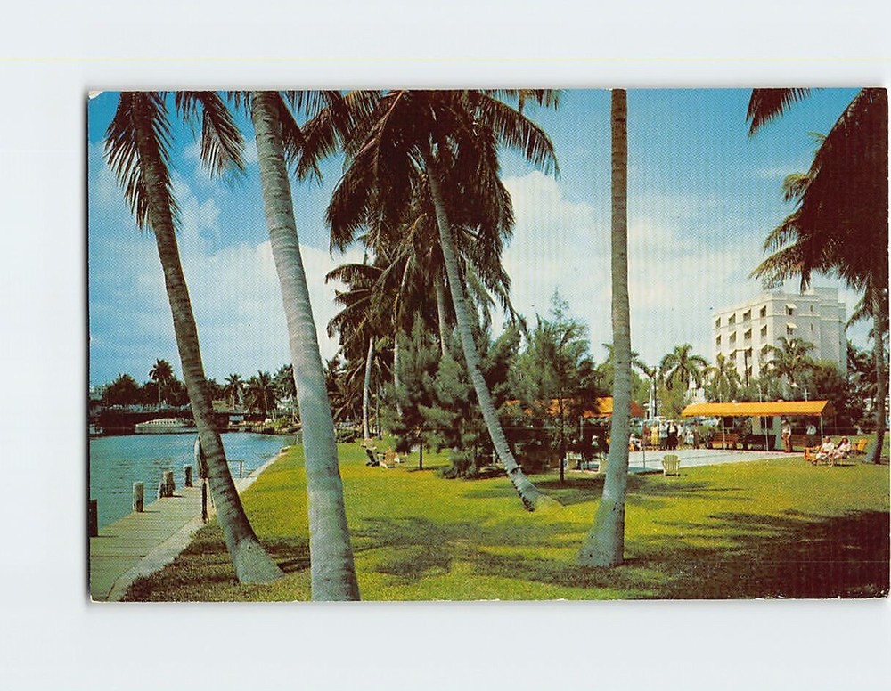 Postcard Riverside Hotel Fort Lauderdale Florida USA