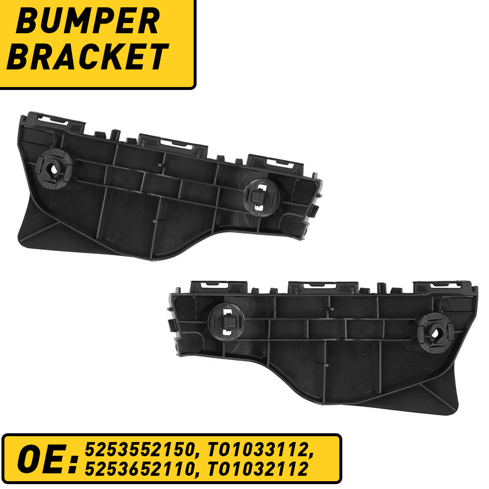 2012-2017 Toyota Prius Front Bumper Support Bracket Retainer Pair L&R