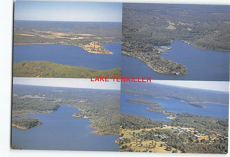Postcard Lake Tenkiller Oklahoma USA