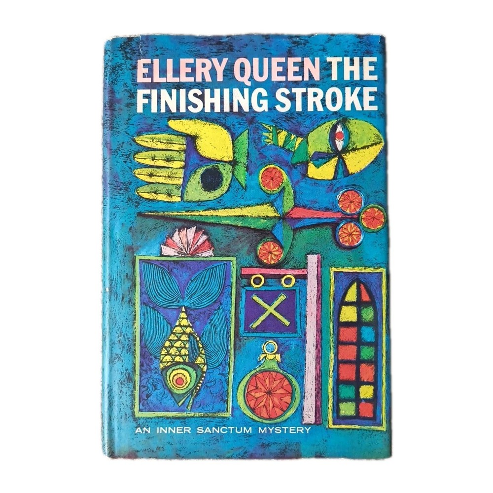 The Finishing Stroke by Ellery Queen 1968 Simon & Schuster BCE vintage