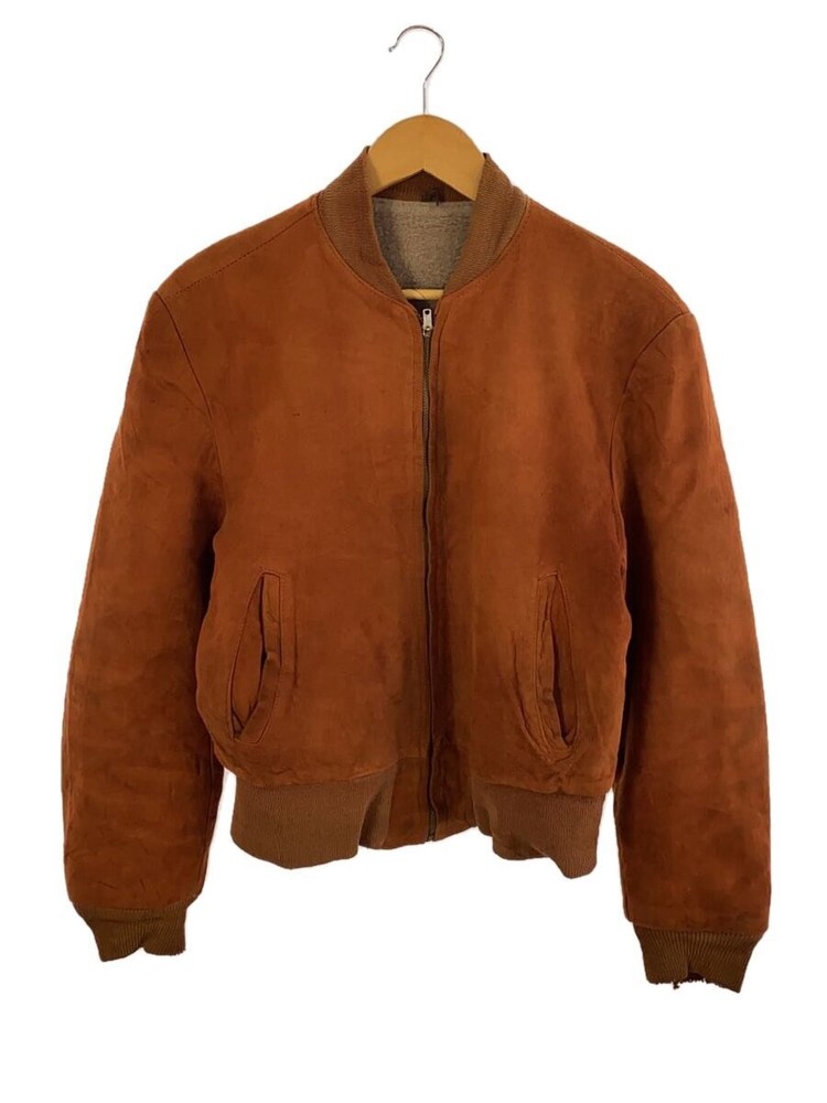 Men's Brown Leather Blouson Jacket Style 272
