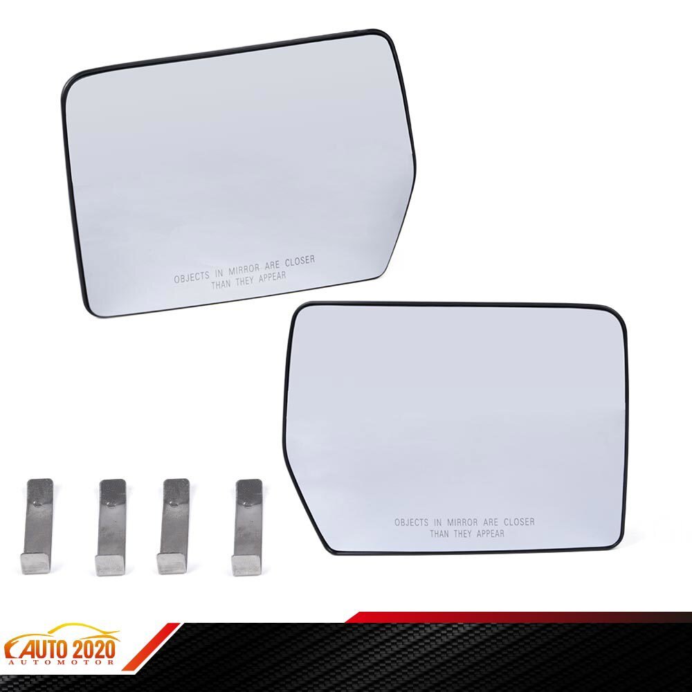 1 Pair Power Mirror Glass Left & Right US Fit For Ford F150 Mark LT Pickup Truck