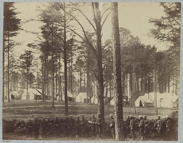 Photo:Brandy Station Va Army of Potomac Headquarters 1864 Civil War Camp