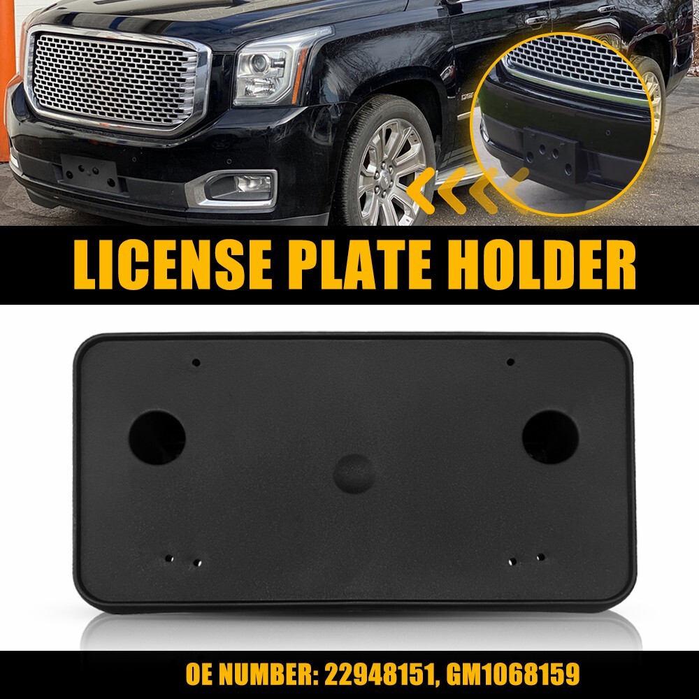 2015-2019 GMC Yukon Front License Plate Bracket Holder