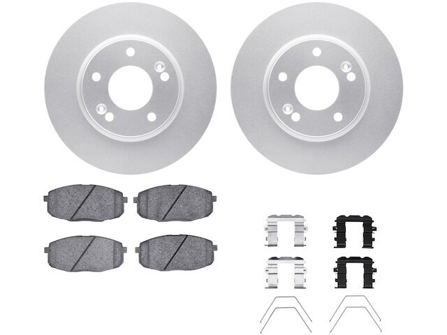 Hyundai Elantra GT Brake Pad and Rotor Kit by Dynamic Friction 45424DVNY