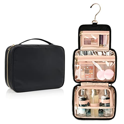 Travel Toiletry Bag, Makeup Bag for Women, Portable Water-resistant Small