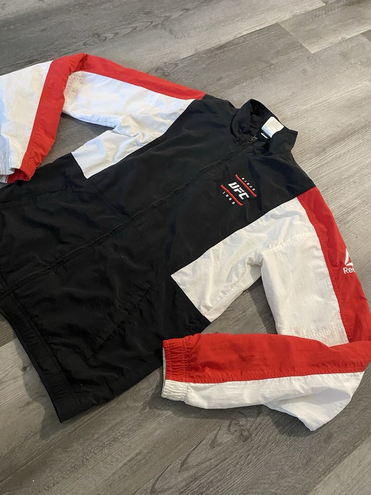 REEBOK UFC ULTIMATE FIGHTING MMA HOODED SWEATSHIRT JACKET Mens Small