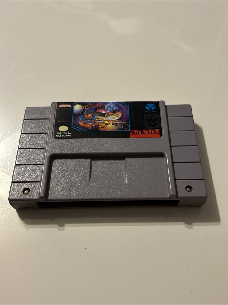 Timeslip (Super Nintendo SNES, 1993) Authentic. Working.