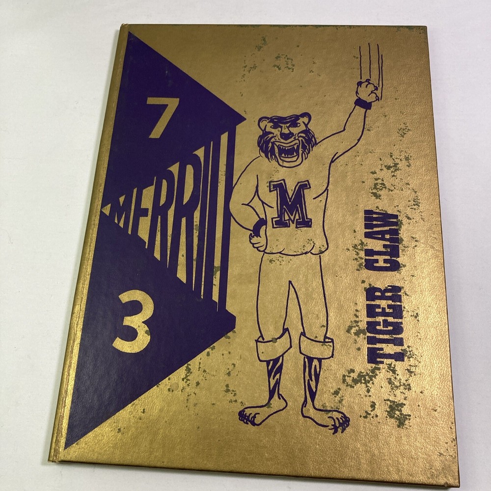 1973 Merrill Jr High School Yearbook Pine Bluff AR Tiger Claw