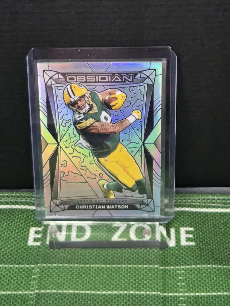 2024 Panini Obsidian - Christian Watson #70 Silver /75