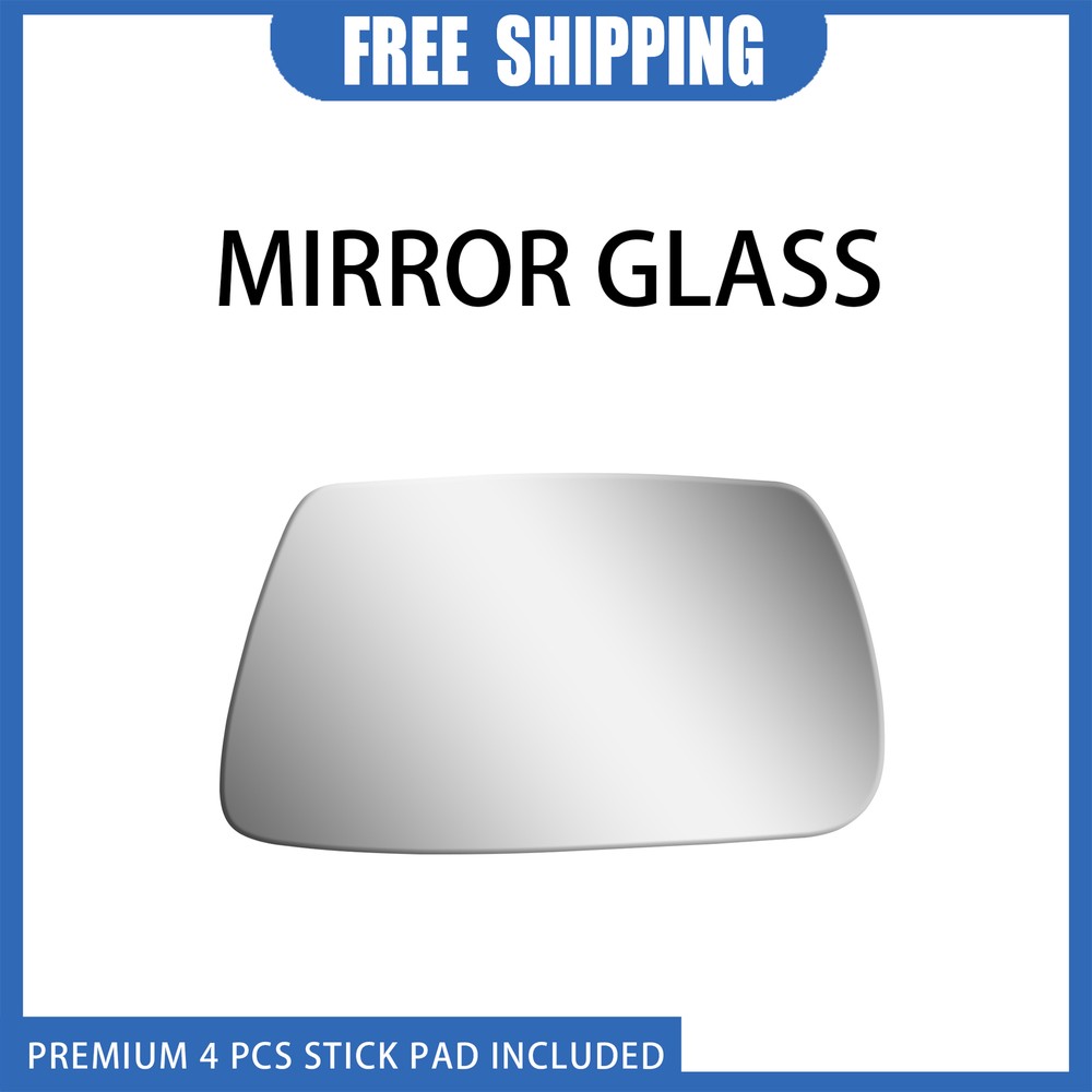 Outside Mirror Glass Fits 2005-2009 Jeep Grand Cherokee Right Side Convex 5143