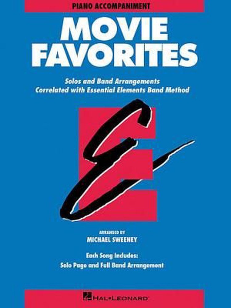 Essential Elements Movie Favorites: Piano Accompaniment (English) Paperback Book