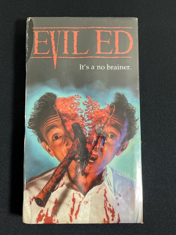 Evil Ed VHS 1996 Sealed Horror Splatter Gore A-Pix Rare OOP Cult Movie