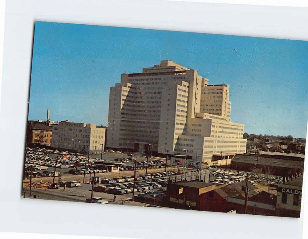 Postcard Grady Memorial Hospital Atlanta Georgia USA