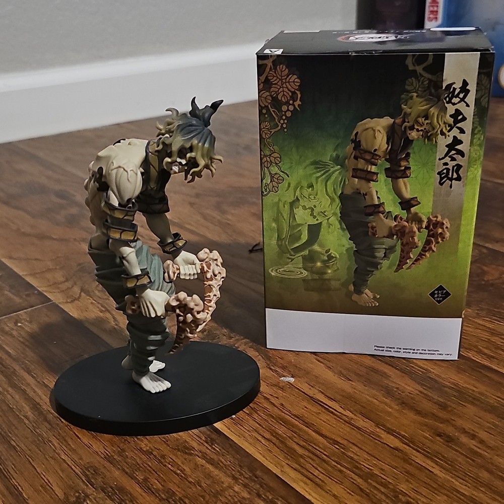 Bandai Spirits Gyutaro Demon Slayer PVC Anime Figure Collectible with Box BROKEN