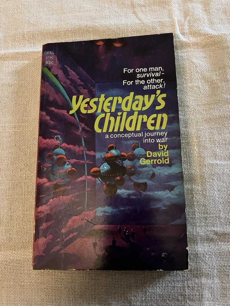 Yesterday’s Children By David Gerrold 1972 1st Printing Dell Paperback