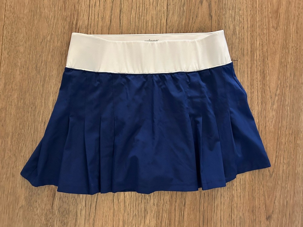 Prince Skort Skirt Tennis Pickleball Blue White Women’s Size Medium M Shorts