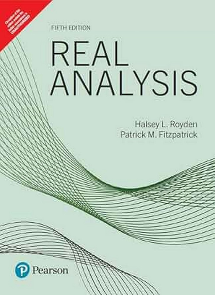 New : Real Analysis by Halsey Royden 5th INTL ED 9789361594724