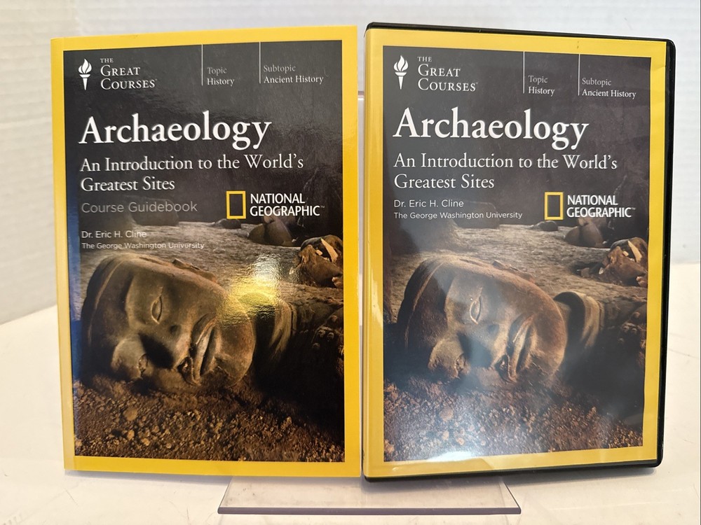 The Great Courses Archaeology: An Introduction to the World's Sites Book & DVD