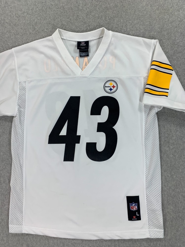 Pittsburgh Steelers Troy Polamalu #43 Youth Large Football Jersey