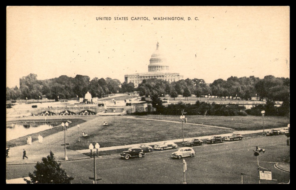 Postcard United States Capitol View Washington, D.C.