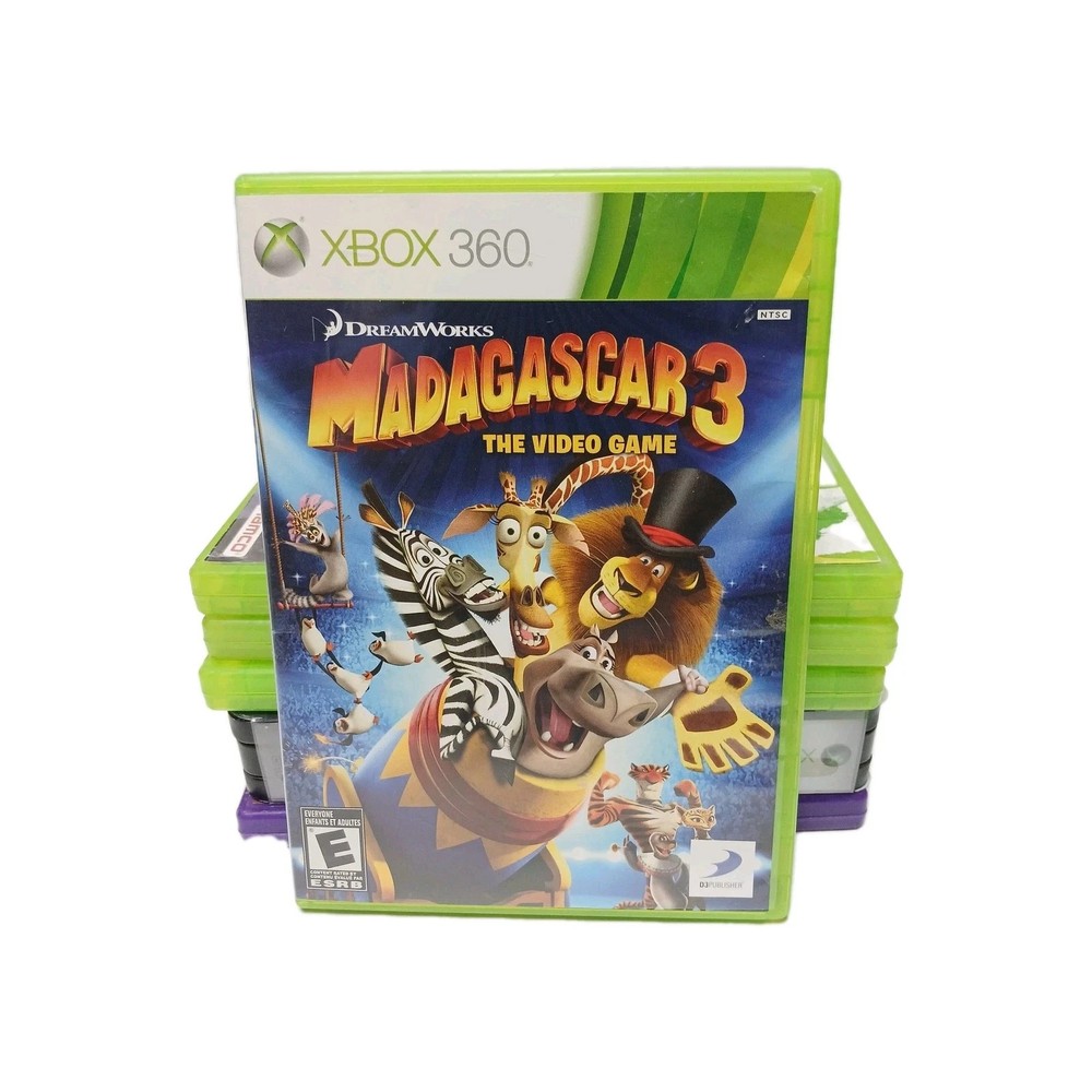 Madagascar 3 - Microsoft Xbox 360 CIB TESTED