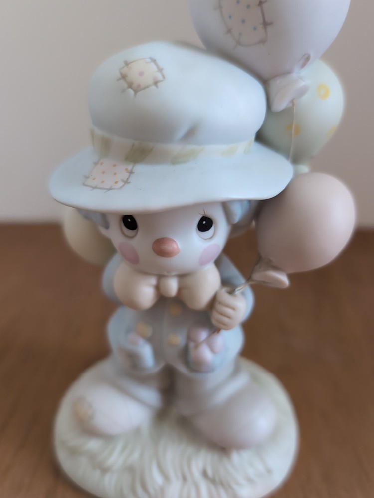 Vintage 1984 Precious Moments Porcelain Figurine I Get a Bang Out of You 7 Inch #12262