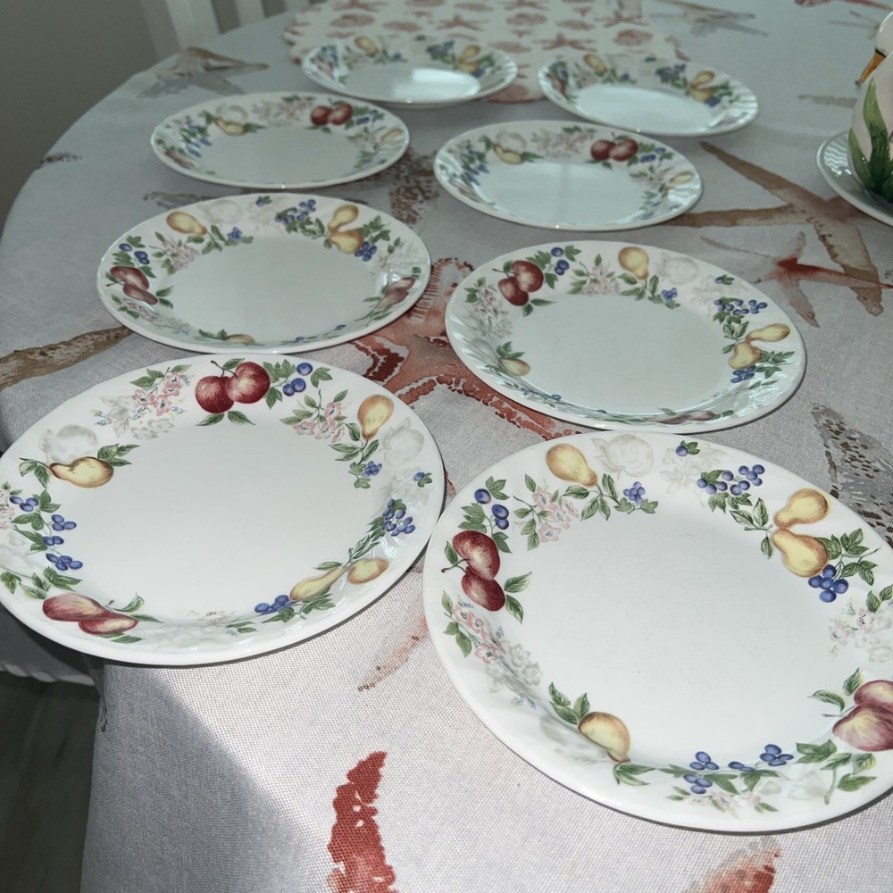 Set of 8 Corelle Corning FRUIT CHUTNEY 7¼