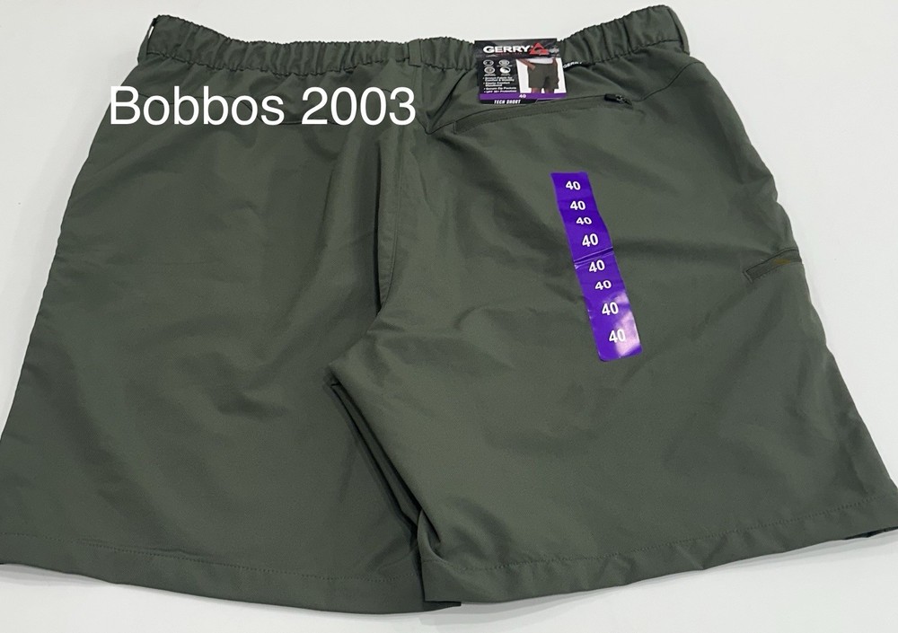 Gerry Men's Tech Shorts, Green, Size 40