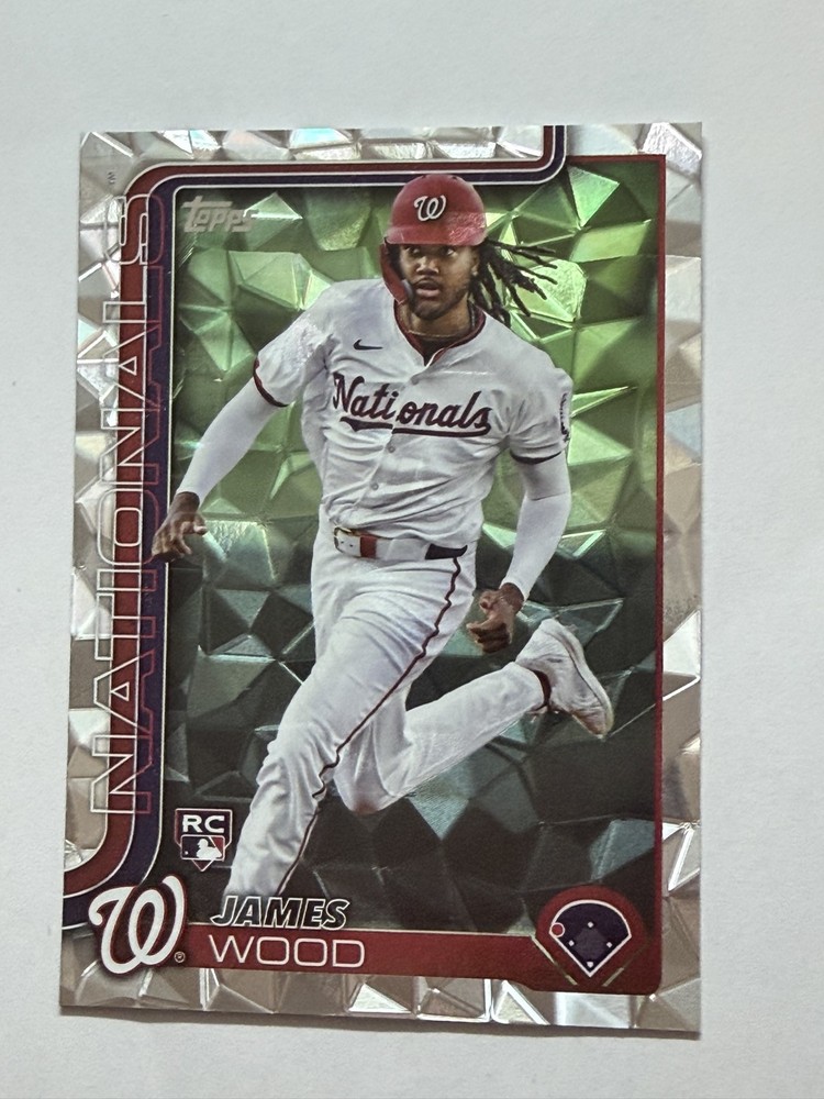 2025 Topps Series 1 - James Wood #181 Diamante Foil (RC)