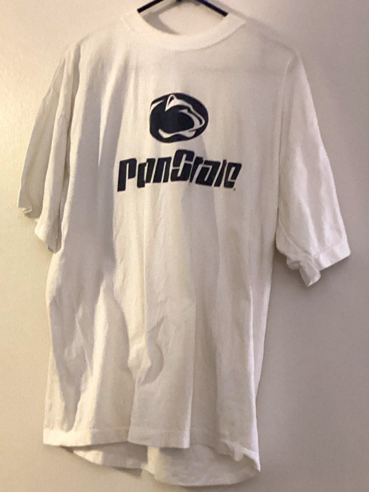 Penn State Logo T-Shirt White LARGE