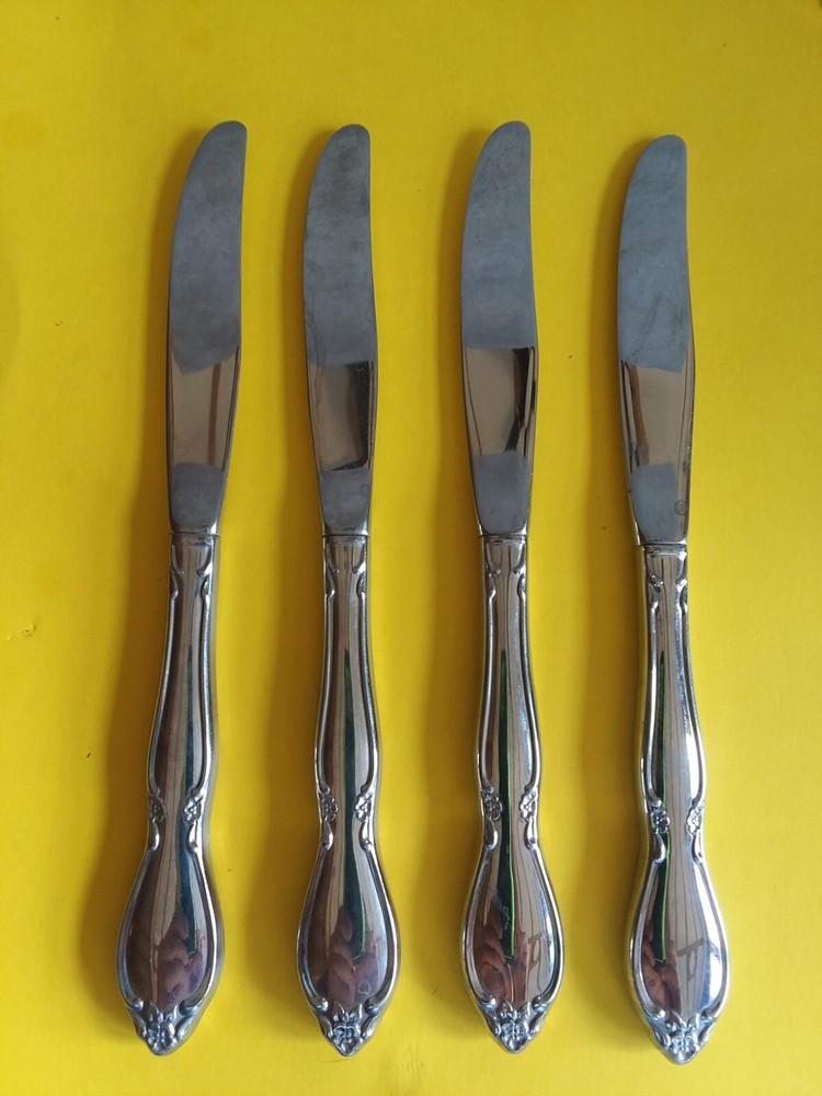 BUY 1 or More Oneida Chatelaine Stainless Steel Dinner Knives sets of 4