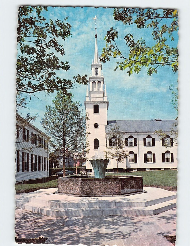 Postcard Trinity Church Newport Rhode Island USA