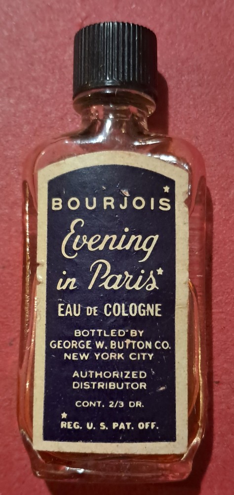 Vintage Bourjois Evening In Paris Eau De Cologne Miniature Bottle Perfume  Mini