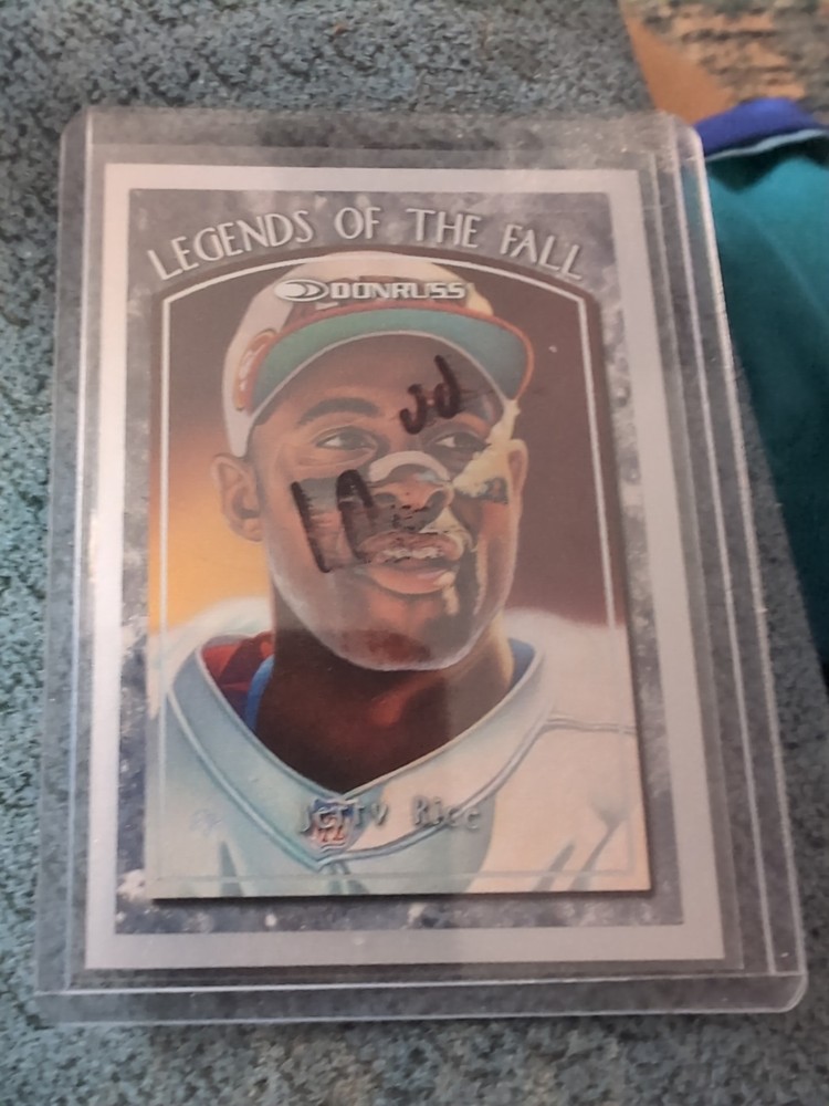 1997 Donruss Legends of the Fall Jerry Rice #6 #'d 2522/10000 49ers
