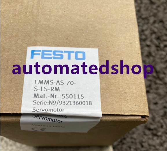 FESTO Servo Electric Motor EMMS-AS-70-S-LS-RM 550115 New