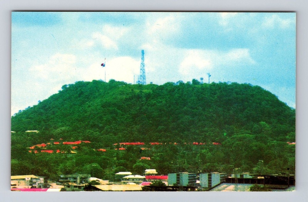 Panama, Ancon Hill, Panama, Republic of Panama, Vintage Souvenir Postcard