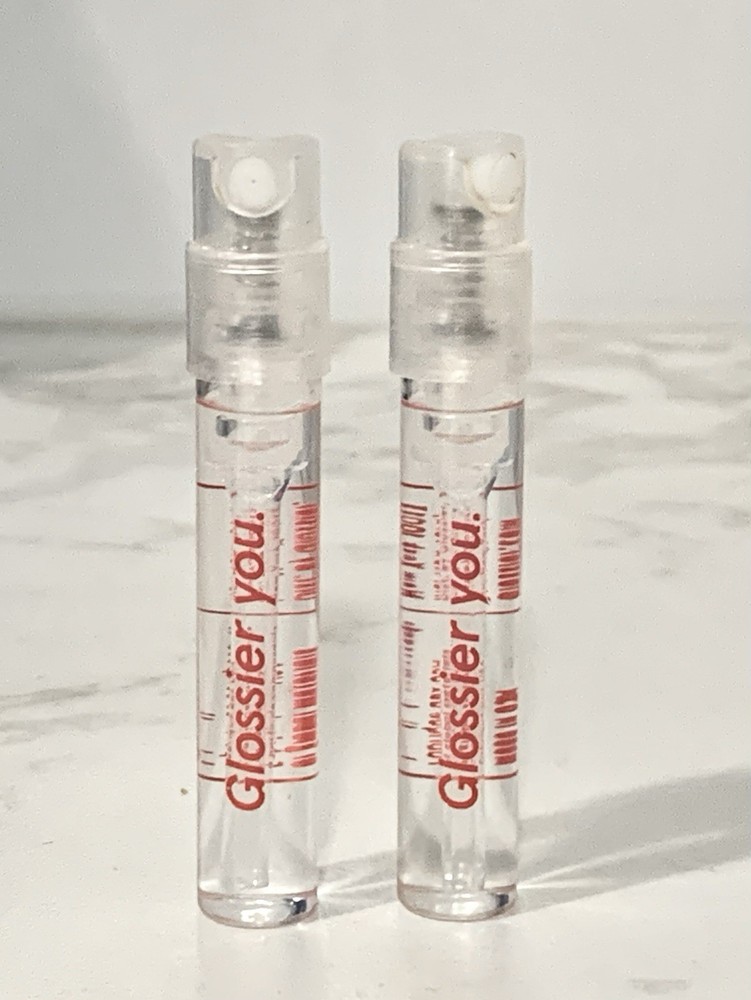 2X Glossier You EDP Perfume Sample Spray 1.5 ml / 0.05 oz each