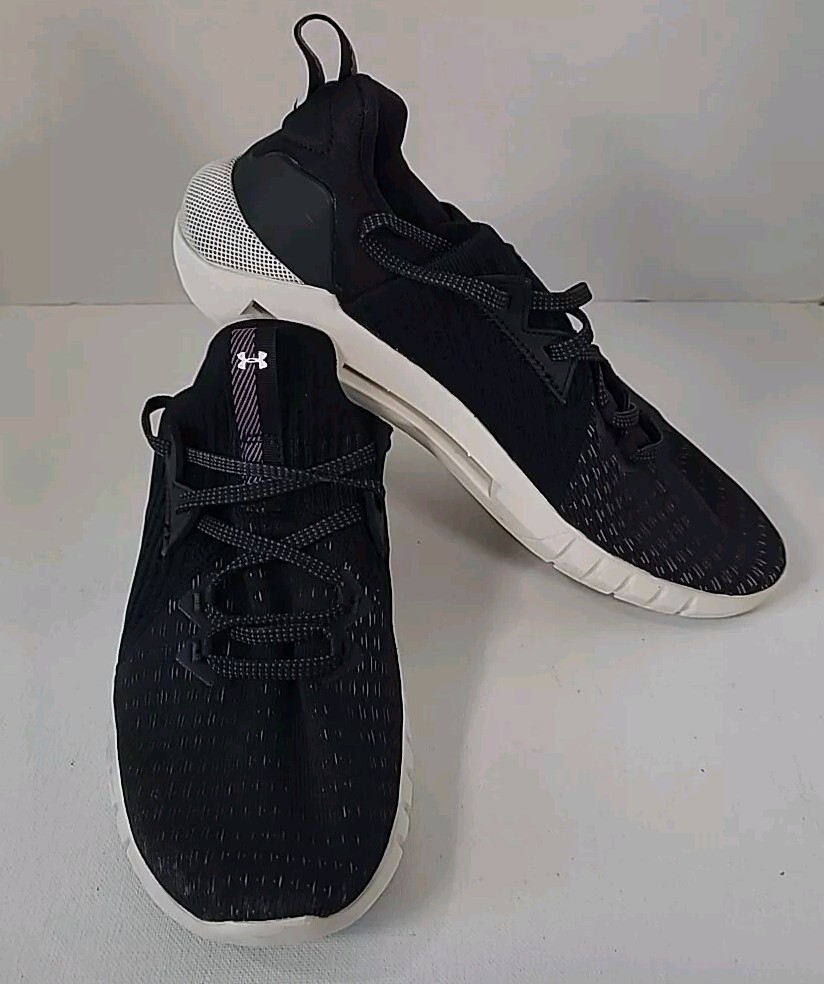 Under Armour HOVR Mens Running Shoes Size 9.5 Black Low Top Sneakers
