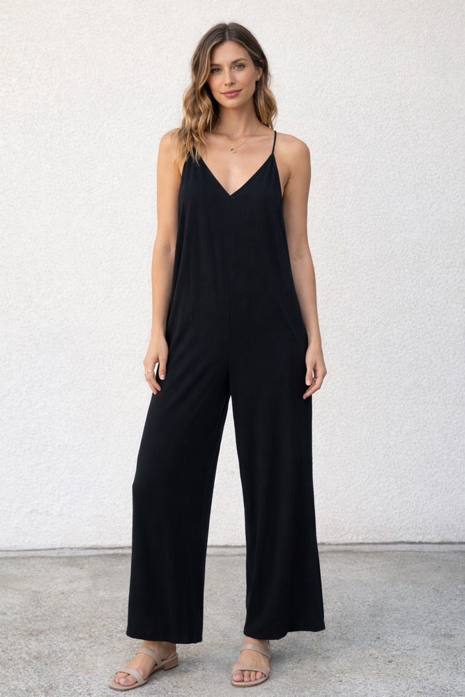 ZARA Women’s Jumpsuit Black Size Medium